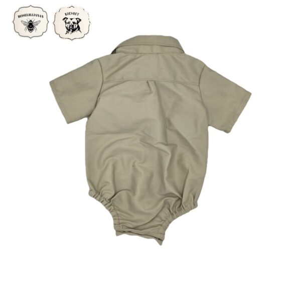 Leer Stap Pakkie- Kortmou Khaki - Image 2