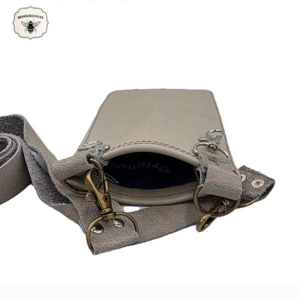 Crossbody Purse Light Grey - Image 4