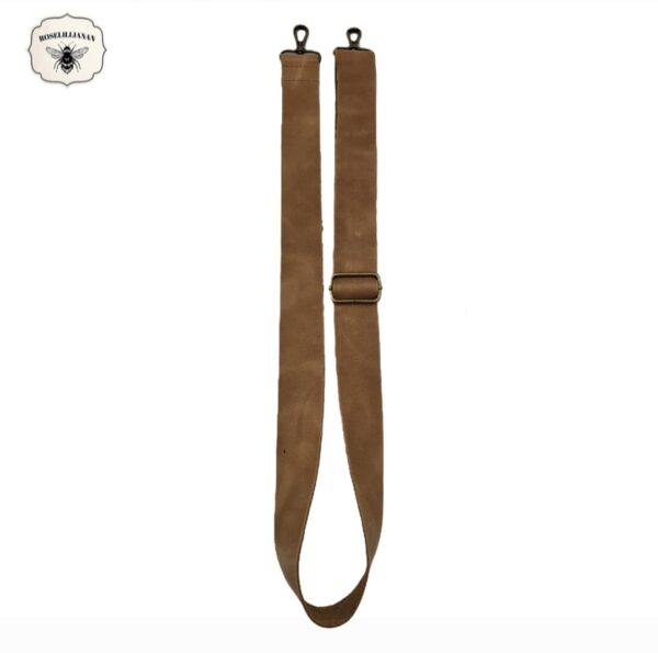 Genuine Leather Crossbody Strap Tan