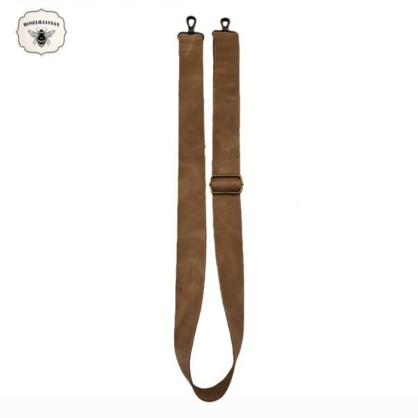 Genuine Leather Crossbody Strap Tan