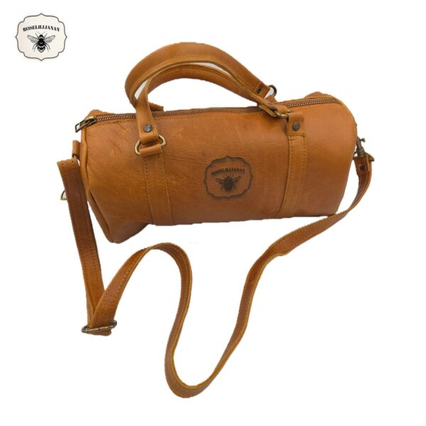 Skincare / Makeup Barrel  Bag Toffee